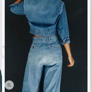 imogene + willie Light Blue Wide Leg Jeans